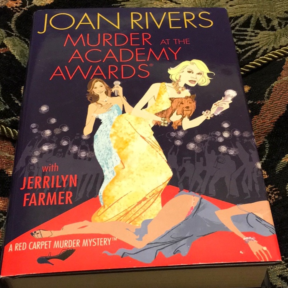 NWT, MURDER AT at the ACADEMY AWARDS, Joan Rivers,Large Print edition,Hardcover